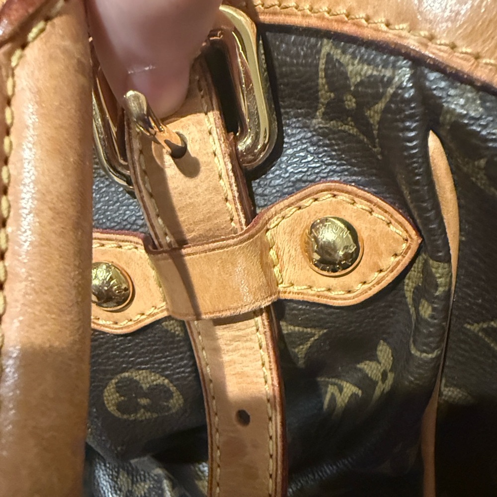 Louis Vuitton Brown and Tan Monogram Shoulder Bag - Picture 3 of 7